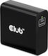 Club3D Ladegerät ohne Kabel GaN mit USB-C Anschluss 140W Stromlieferung Schwarzs (CAC-1914EU)