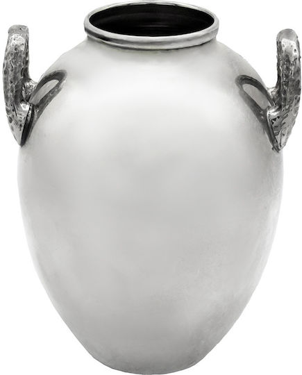 Savvas Design Decorative Vase Silver 8x8x11cm