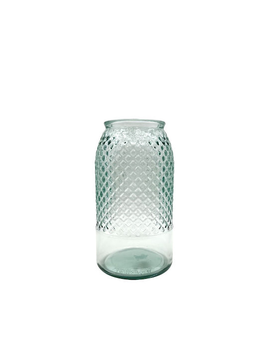 Vază Decorativă Sticlă Transparent 28cm 1buc