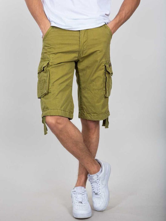Alpha Industries Ανδρική Βερμούδα Χακί