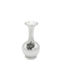 Savvas Design Διακοσμητικό Βάζο Ασημένιο Ασημί Φ6xΥ12cm