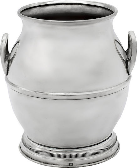 Savvas Design Διακοσμητικό Βάζο Silber Silber 9x9x10cm 1Stück