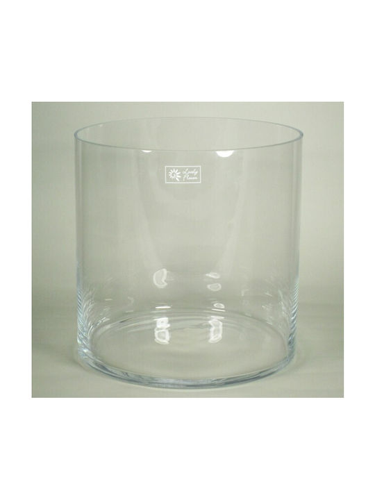 Floran Glass Vase 25x25x25cm