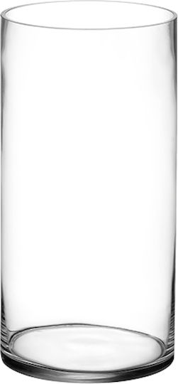 Palma Emporio Decorative Vase Transparent 20x20x40cm