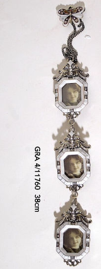 Royal Art Collection Multi Picture Frame 3 Slots Metallic with White Frame