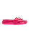 Malesa Women's Flat Sandals in Fuchsia Color