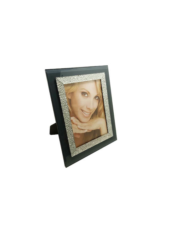 Glass Photo Frame with Gray Frame