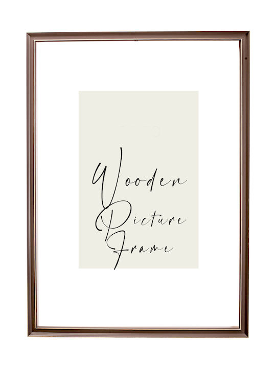 Wall-mounted Wooden Photo Frame with Gray Frame