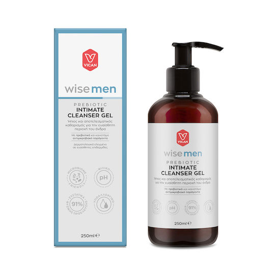 Wise Men Prebiotic Intimate Gel για Καθαρισμό της Ευαίσθητης Περιοχής με Πρεβιοτικά 250ml