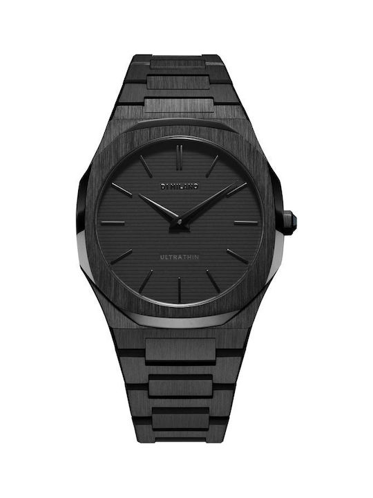 D1 Milano Watch Battery with Black Metal Bracelet