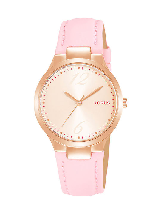 Lorus Women's Watch with Pink Leather Strap