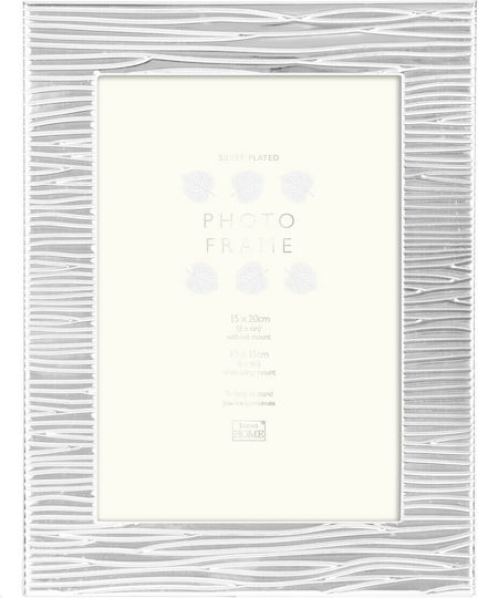 Innova Innova Versilberter Fotorahmen mit Silbernem Rahmen