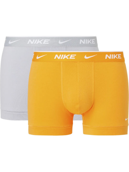 Nike Trunk Herren Boxershorts Yellow / Grey 2Pa...