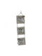 Vekrakis Wall-mounted Fabric Photo Frame with Gray Frame