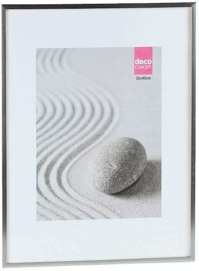 The Paper Box Plastic Photo Frame with Silver Frame