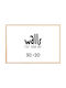 Walls Wall-mounted Wooden Photo Frame with Beige Frame