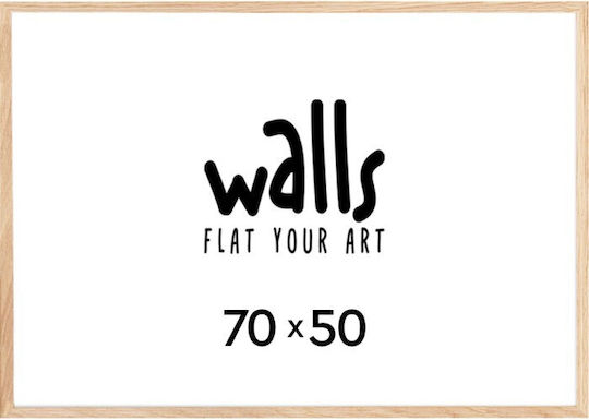 Walls Κορνίζα Τοίχου Ξύλινη με Μπεζ Πλαίσιο