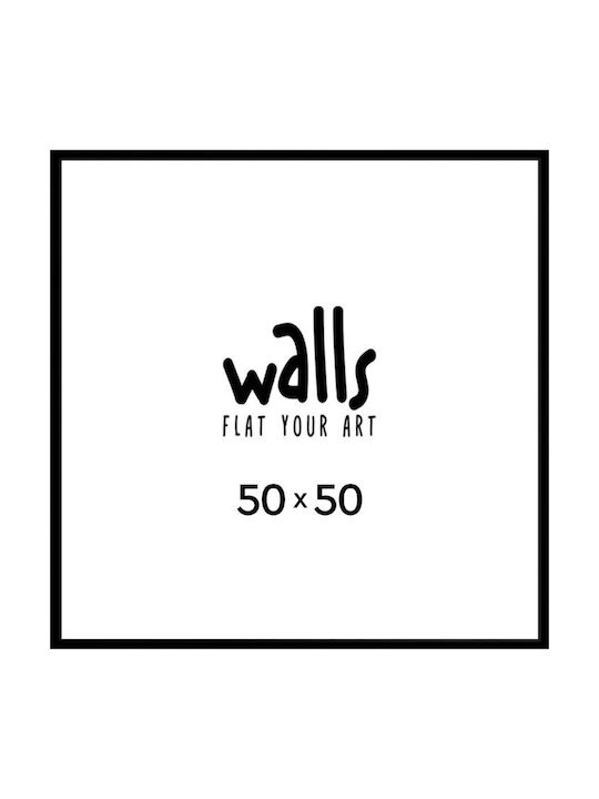 Walls Κορνίζα Τοίχου Ξύλινη με Μαύρο Πλαίσιο