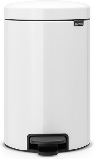 Brabantia Inox Банята на Кошче 12лт Бял