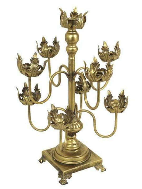 Kersten Candle Holder Metal 9 Seats in Gold Color 41x58x58cm 1pcs