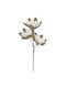 Artificial Decorative Branch Magnolia White 85cm