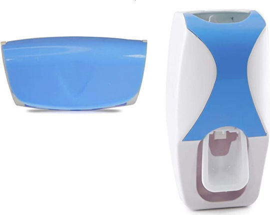 Automatic Toothpaste Dispenser Press Plastic Blue