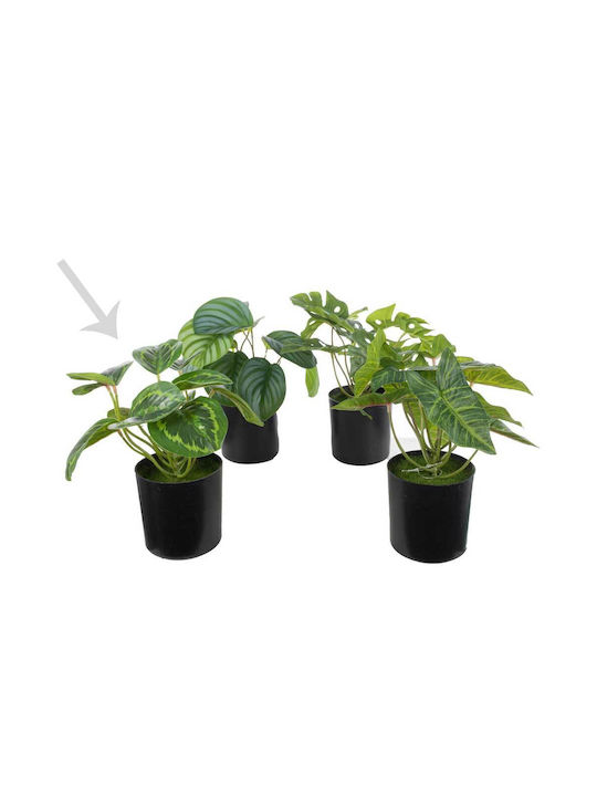 Artificial Plant in Small Pot Green 25cm 1pcs