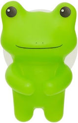 Kikkerland Βάση Στήριξης Οδοντόβουρτσας Επιτοίχια Πλαστική με Βεντούζα Πράσινη