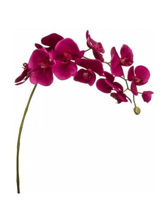 Artificial Decorative Branch Orchid Fuchsia 1pcs