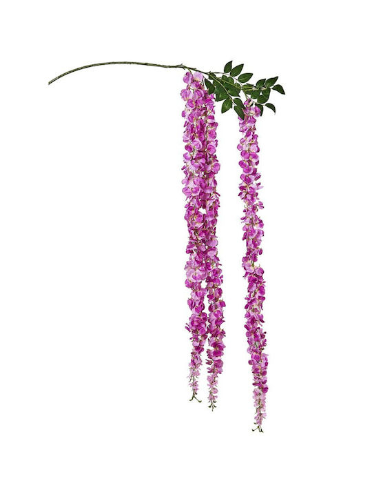 Plantă Artificială Agățătoare Wisteria chineză Fuchsia 200cm 1buc