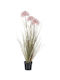 Artificial Plant in Small Pot Pink 1pcs