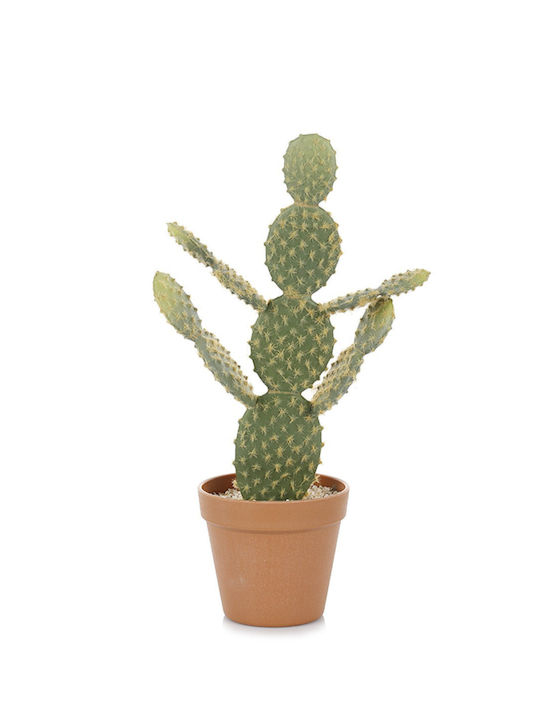 Plantă Artificială în Ghiveci Mic Cactus 1buc