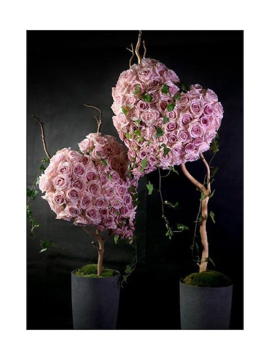 Artificial Decorative Branch Rose 2pcs