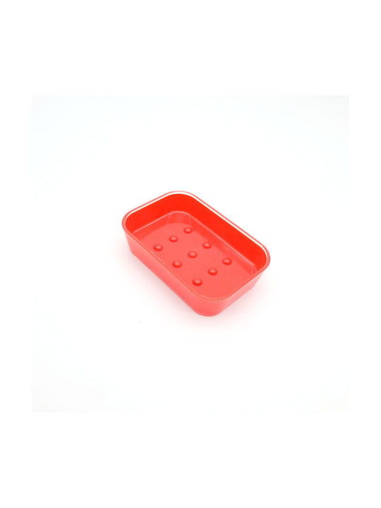 Tisch Seifenschale Kunststoff Rot