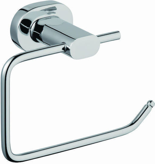 Bisk Wall Mounted Silver Paper Holder