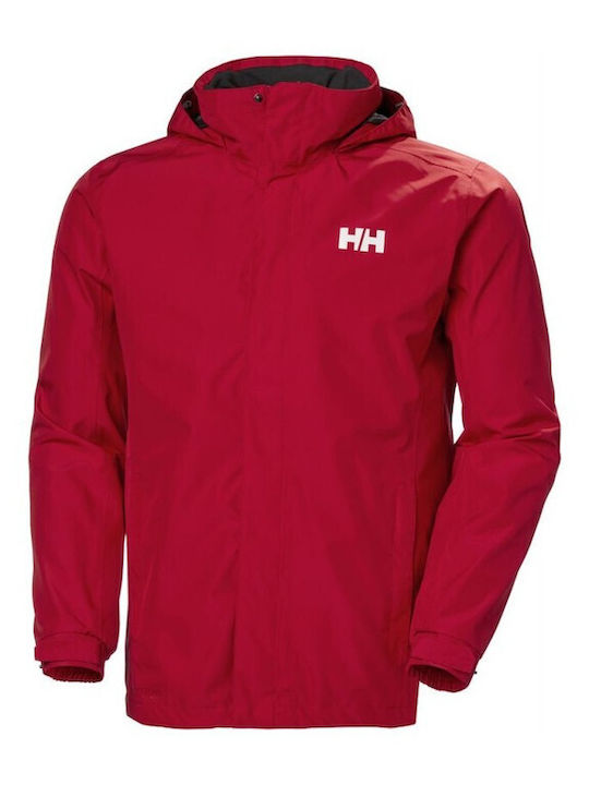 Helly Hansen Dubliner Herren Winter Jacke Lässig Wasserdicht und winddicht Rot