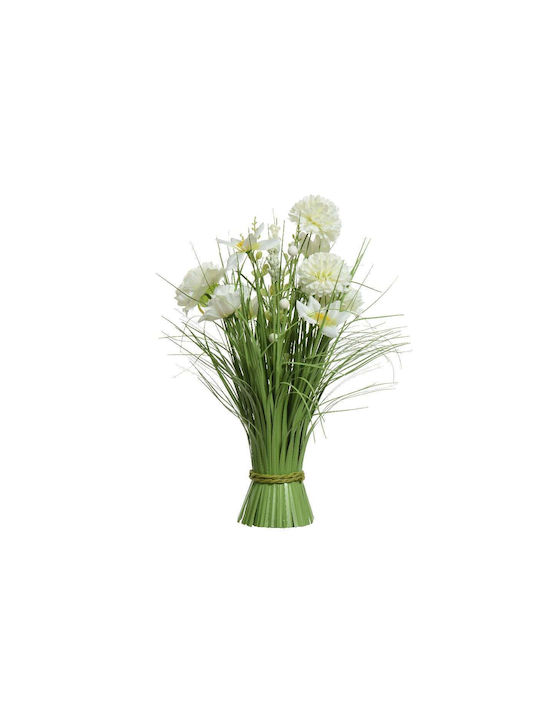 Bouquet of Artificial Flowers White 1pcs