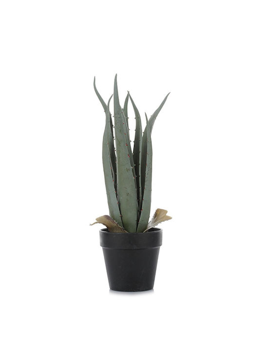 Artificial Plant in Small Pot Aloe 35cm 1pcs