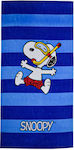 Stamion Snoopy Diver Kids Beach Towel Blue 140x70cm