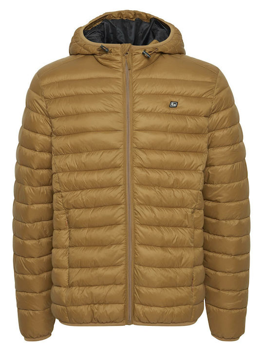 Blend Men's Winter Puffer Jacket Brown