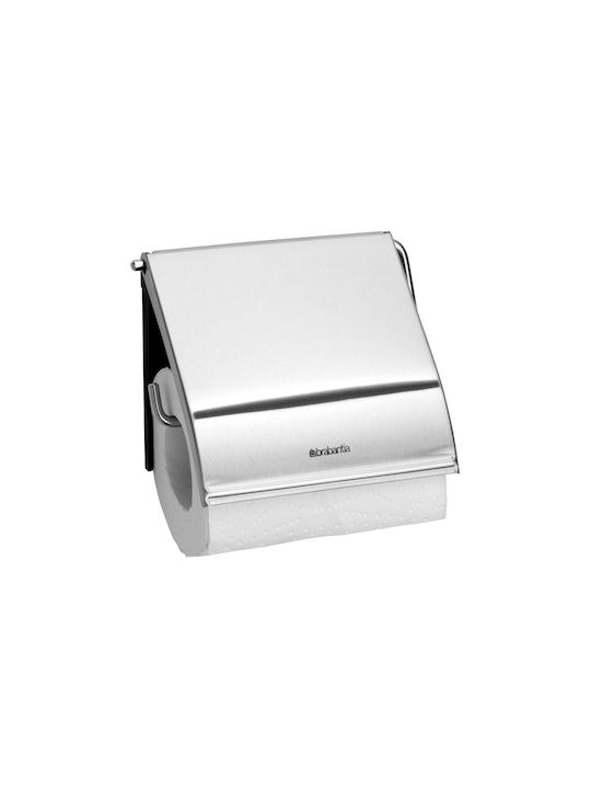 Brabantia Plastic Paper Holder Wall Mounted Silver