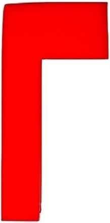 Sign with Text in Orange Color 10cm 6308000000424