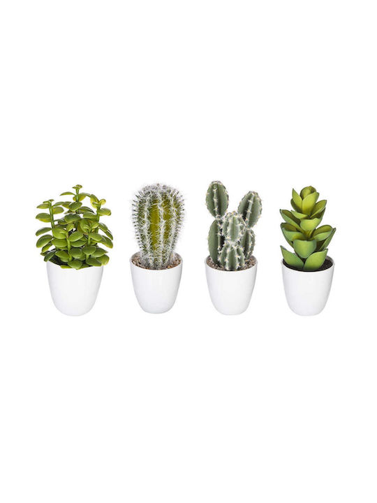 Atmosphera Artificial Plant in Small Pot Cactus 1pcs