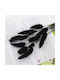 Bouquet of Artificial Flowers Black 60pcs Diosera