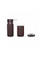 Sorema Ceramic Cup Holder Countertop Brown