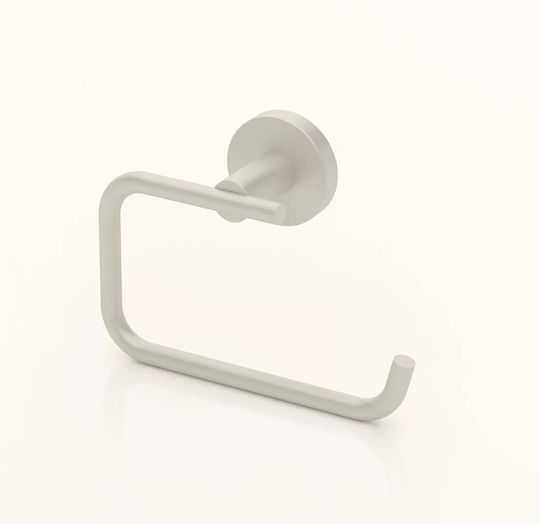 Tekno-Tel Metallic Paper Holder Wall Mounted White