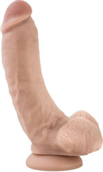 Dr. Skin Mr. Mayor Glass Dildo with Balls and Suction Cup Flesh 23cm