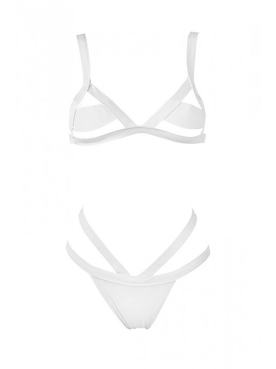 Decoro Set Bikini Triangle & Brazil White