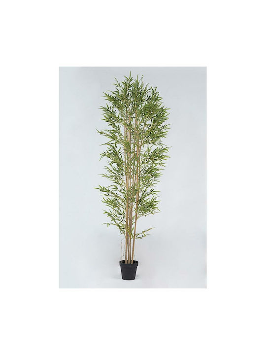 Προυντζόπουλος Artificial Potted Plant Bamboo Green 1pcs