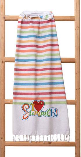 Viopros Sunny Cotton Pareo with Fringes 170x90cm